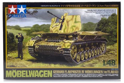 Tamiya 1 48 German Flakpanzer IV Mobelwagen Anti Aircraft W 3 7cm