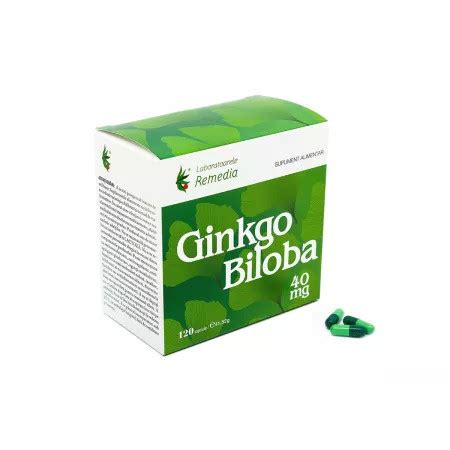 Ginkgo Biloba Mg Cps Solaray Naturisti Ro