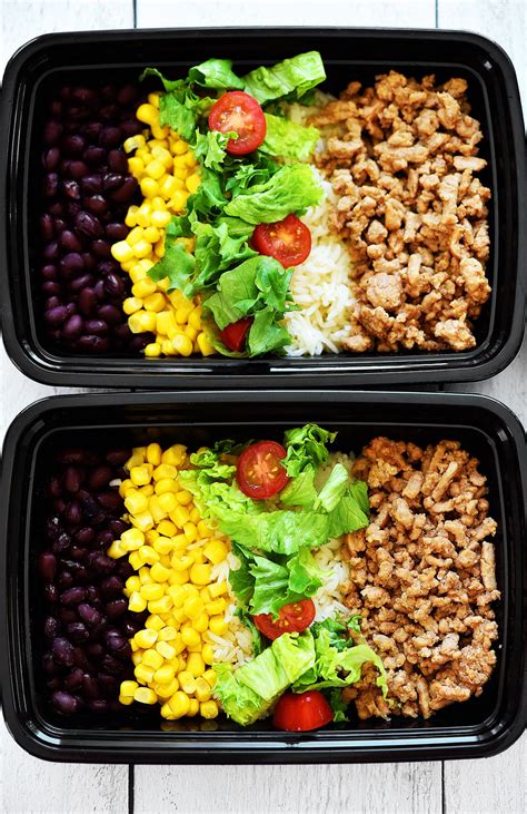 Taco Salad Meal Prep Bowls Life In The Lofthouse