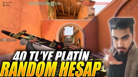 Tl Ye Plat N Random Hesap Aldim Valorant Hesapd Kkan Youtube