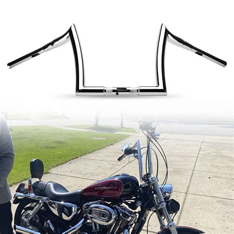 For Harley Touring Dyna Softail Sportster XL 12 Rise 2 Ape Hangers