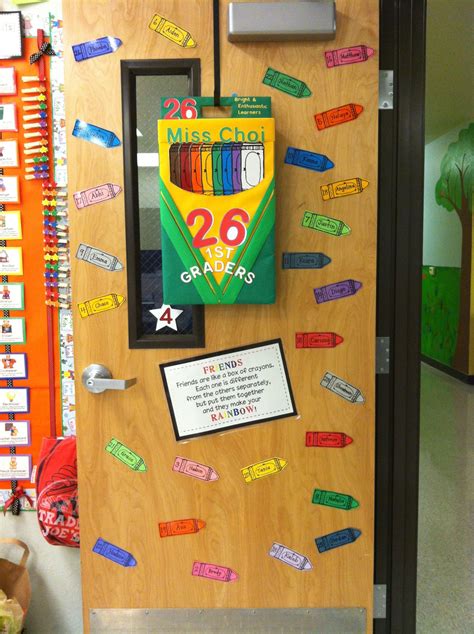 Crayon Classroom Door Diy Classroom Decorations Classroom Decor Images