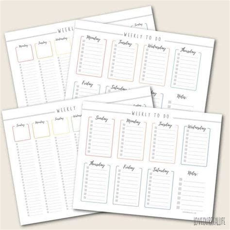 24 Hour Daily Schedule Template 1 Page Layout Printable Love Our