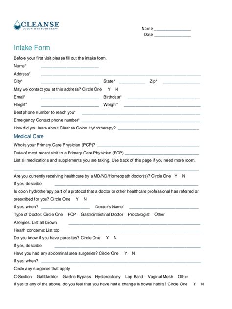 Fillable Online How To Create A Client Intake Form That Gets