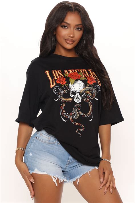 Not For The Weak Distressed Top Black Graphic Tees Fashion Nova