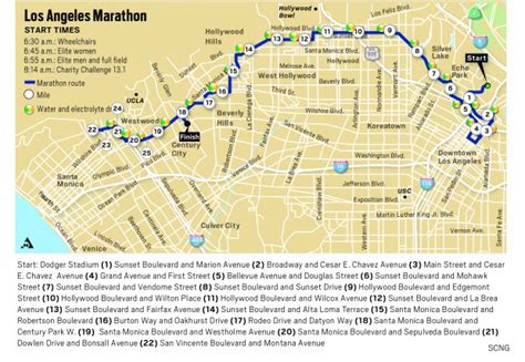 Heres The Route For The 2021 La Marathon Daily News