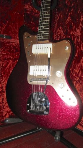 2007 Fender J Mascis Jazzmaster Purple Sparkle > Guitars Electric Solid ...