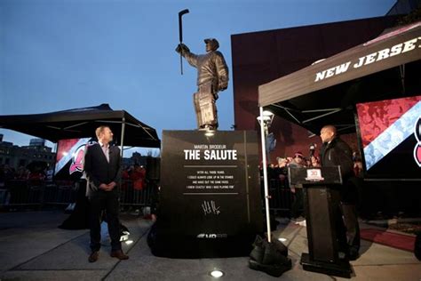 New Jersey Devils Dedicate Martin Brodeur Statue Outside of Arena