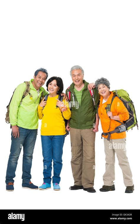 Happy elderly outdoor travel Stock Photo - Alamy