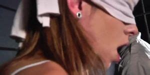 Blindfolded Brunette Hanged Tnaflix