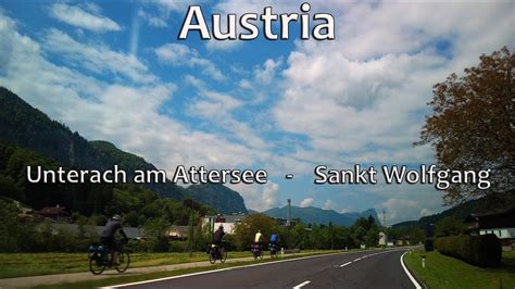 Driving In Austria May From Unterach Am Attersee To St