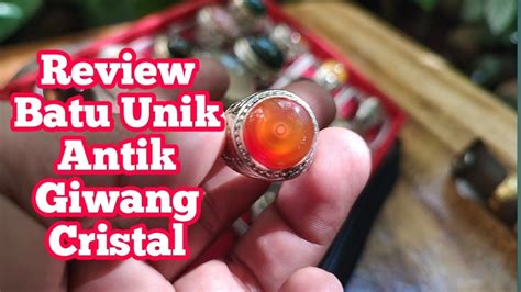 Dijual Review Batu Akik Unik Antik Giwang Cristal Murah Meriah Serba