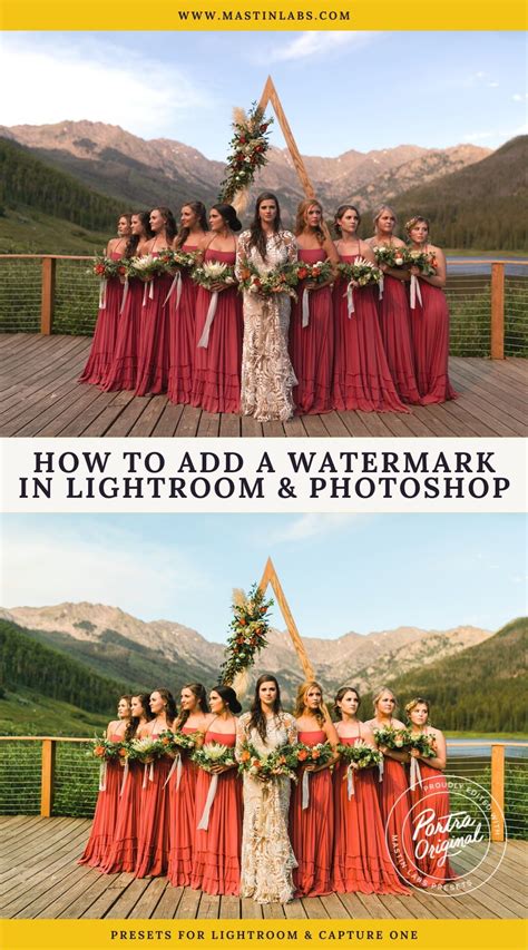 How To Add A Watermark In Lightroom Photoshop Artofit