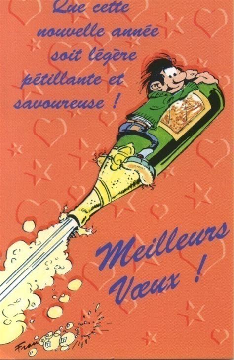 Gaston Lagaffe Carte Postale Meilleurs Voeux Que Cette Nouvelle