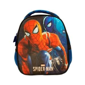 Mochila Infantil Rodinhas Homem Aranha Lancheira Azul Mix Das