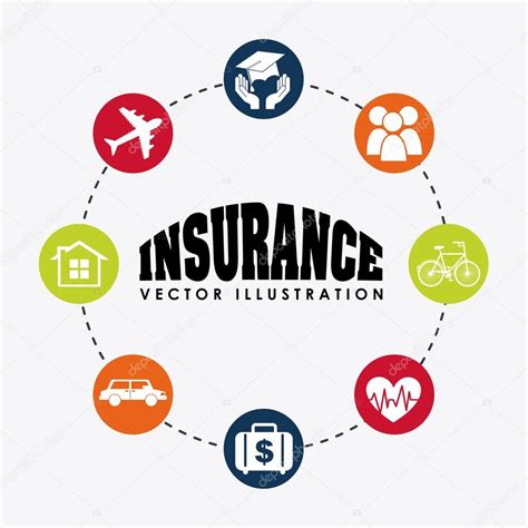 insurance icon — Stock Vector © yupiramos #61601011