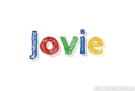 Jovie Logo | Free Name Design Tool from Flaming Text