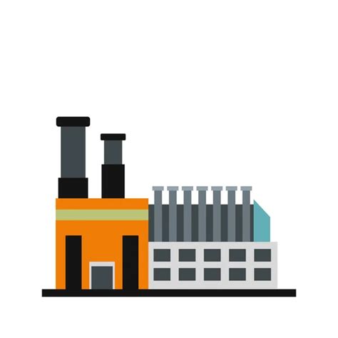 Factory Building Icon Vector Art Stock Images Depositphotos