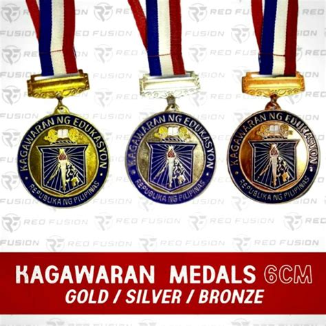 Kagawaran Medals Gold Silver Bronze Cm Shopee Philippines