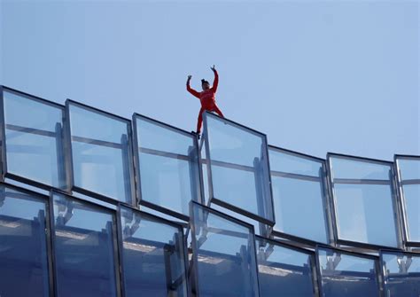 'French Spiderman' climbs Paris skyscraper as protest against pension ...