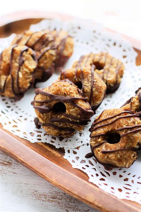 No Bake Samoa Cookies Grain Free Vegan The Pretty Bee