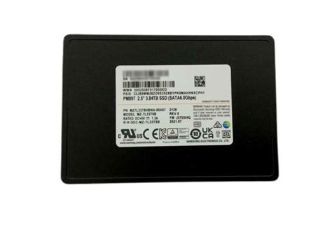 New Bulk Samsung 25 384tb 4tb Endurance Sata 6gbs Pm897 Ssd 25