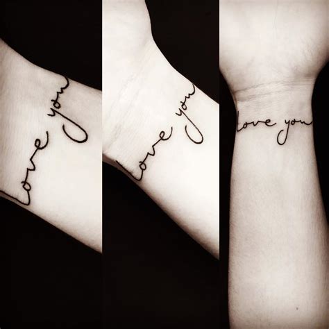 26 Adorable and Distinctive I Love You Tattoo Designs On Wrist - Psycho ...