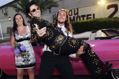 Elvis In The Pink Caddy The Little Vegas Chapel