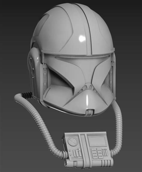 STL Datei Clone Trooper Pilot Helmet N Chest Box 3d Printing STL 3D