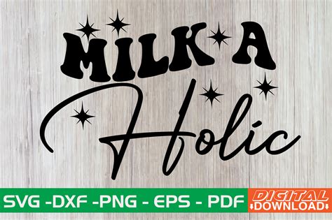 Milk A Holic Retro Svg Graphic By Monidesignhat Creative Fabrica