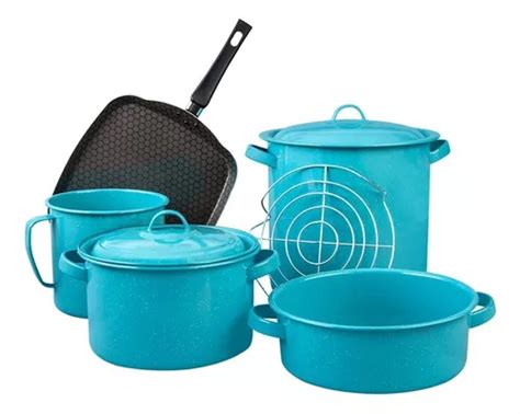 Bater A De Cocina Cinsa De Peltre Cl Sica Pz Azul Turquesa Mercadolibre