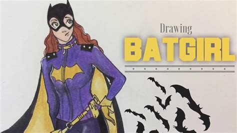 How To Draw Batgirl Alexa Art Youtube