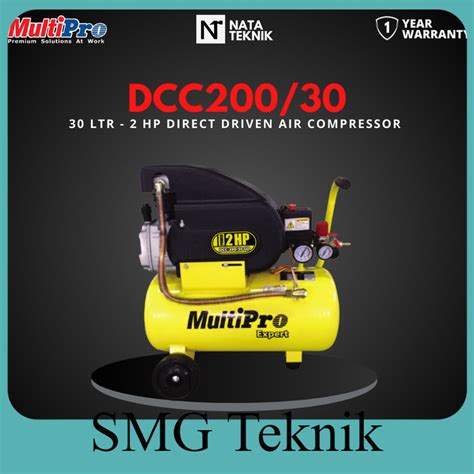 Jual Berkualitas Kompresor Angin Portable Direct 2 Hp 30 L MULTIPRO DCC