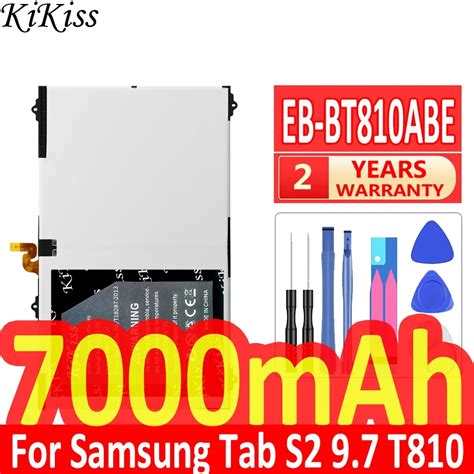 Kikiss Battery For Samsung Galaxy Tab S T C T T T C Sm