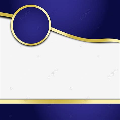 Elegante Moldura Twibbon Ouro Azul Fronteira De Negócios Luxo PNG