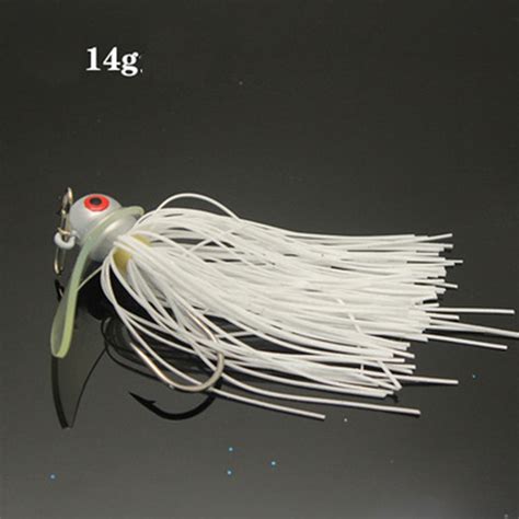 ALSLIAO 14g Silicone Bass Jig Skirts Buzzbait Bait Wobbler Rubber Skirt