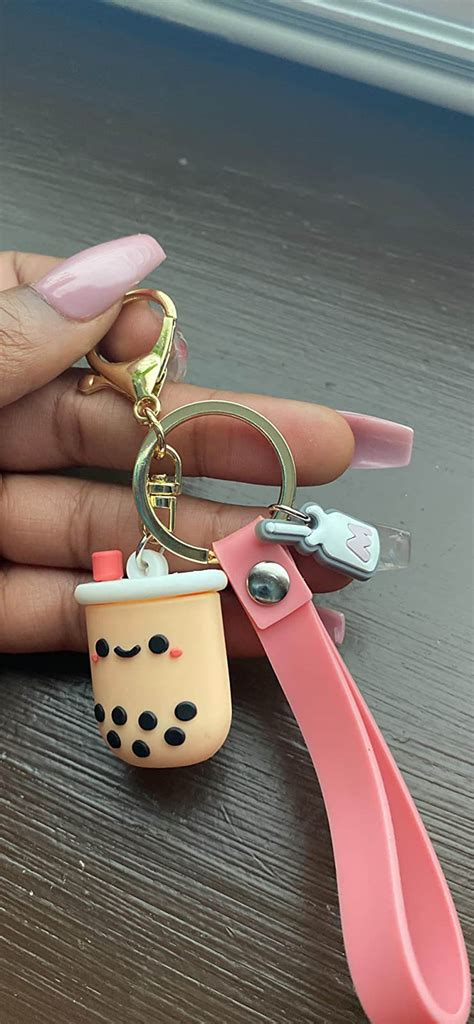 Bubble Tea Keychains Boba Keychains Boba Tea Keychain Milk Etsy