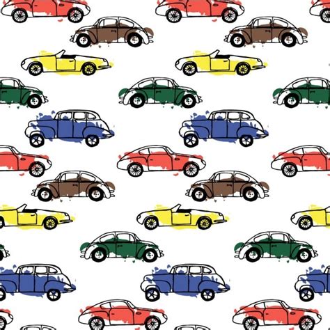 Free Vector Cars Pattern