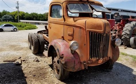 Sold Recently Restored Ford Coe Flatbed Truck With A Off