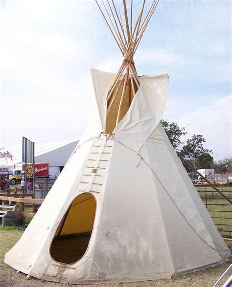 The Nomadic Plains Indians Of North America Often Used Tipis For Their