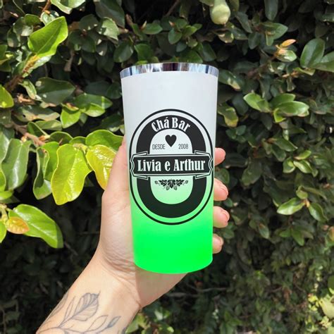 100 Copos Personalizados Long Drink 320ml Degradê c Borda Elo7