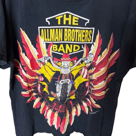 Vtg 1992 The Allman Brothers Band Tour T Shirt Large Gem