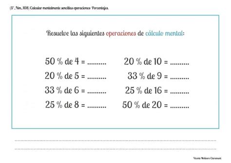 Porcentajes y Proporcionalidad 6º Educación Primaria