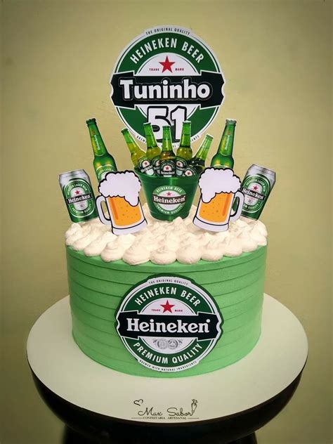 Beer Cake With Heineken Frosting