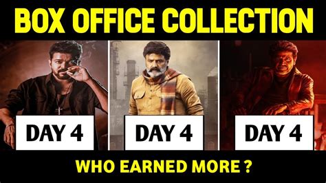 Leo Vs Bhagavanth Kesari Vs Ghost Days Box Office Collection Leo