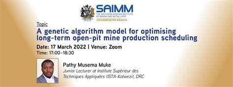 Saimm A Genetic Algorithm Model For Optimising Long Term Open Pit