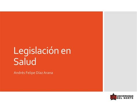 Presentación Legislación En Salud 2022pdf