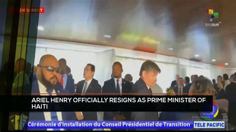 FTS 12 30 25 04 Ariel Henry Officially Resigns As Prime Minister Of