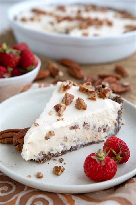 Keto Butter Pecan Ice Cream Pie All Day I Dream About Food