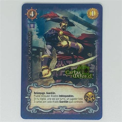 Santiago de Salavarría Mitos Y Leyendas Cartas Promo Cartas Mitos